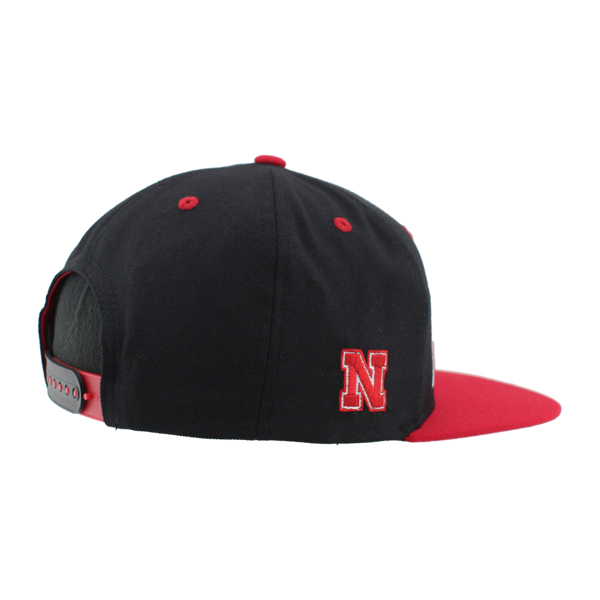 YOUTH Go Big Red Fight Hat, Flat Bill, Snapback - Nebraska Cornhuskers