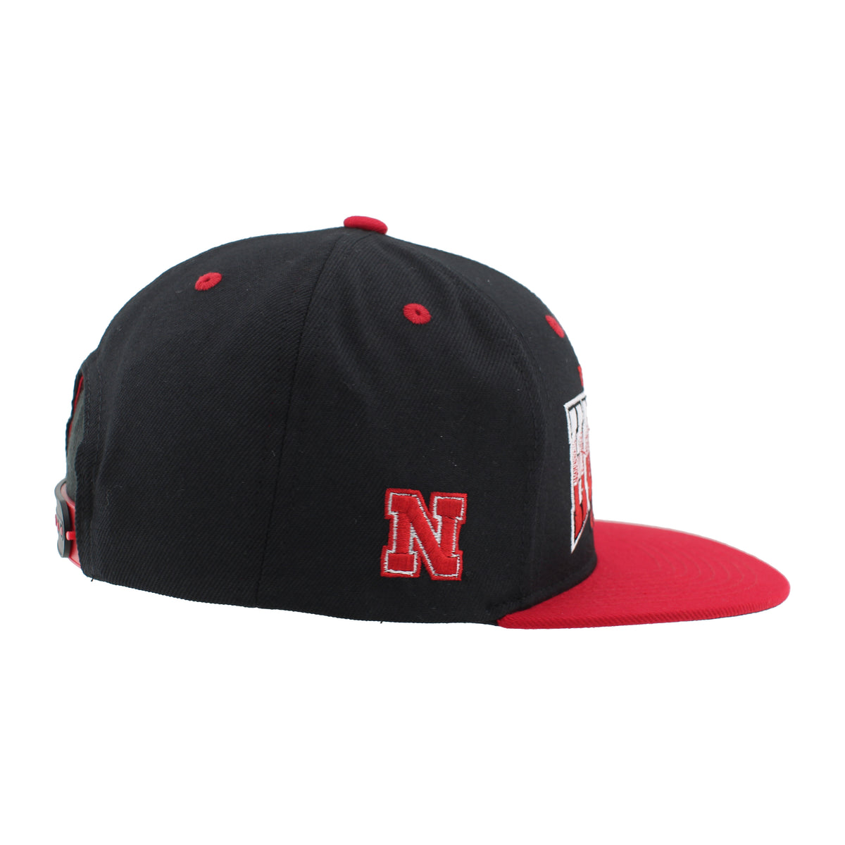 YOUTH Go Big Red Fight Hat, Flat Bill, Snapback - Nebraska Cornhuskers