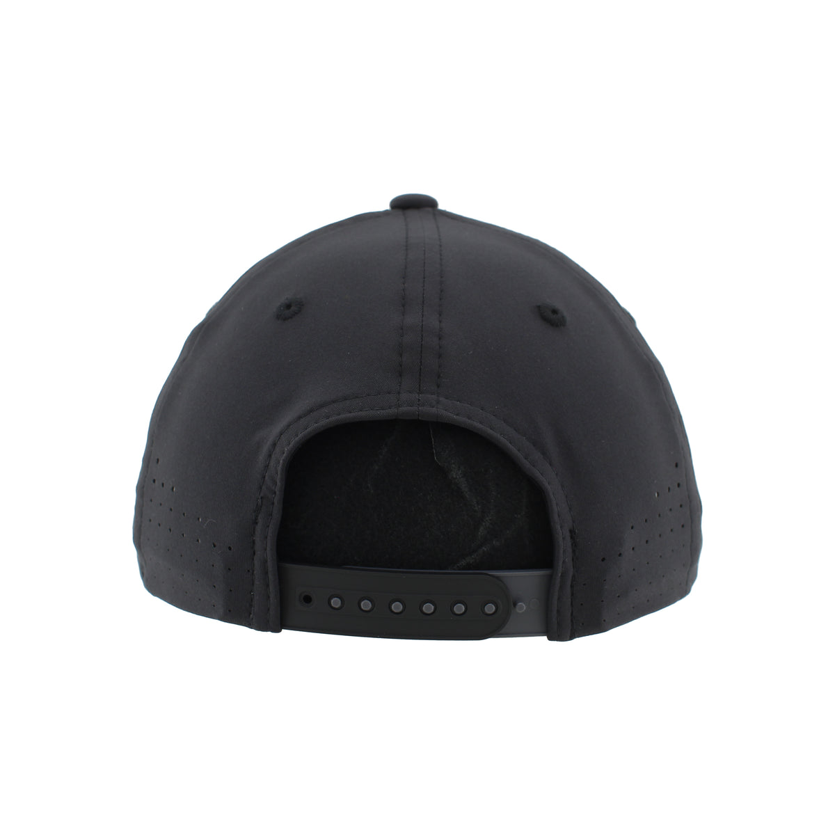Rubber Black and White Herbie Patch Rope Hat, Pre-Curved Bill, Snapback - Nebraska Cornhuskers