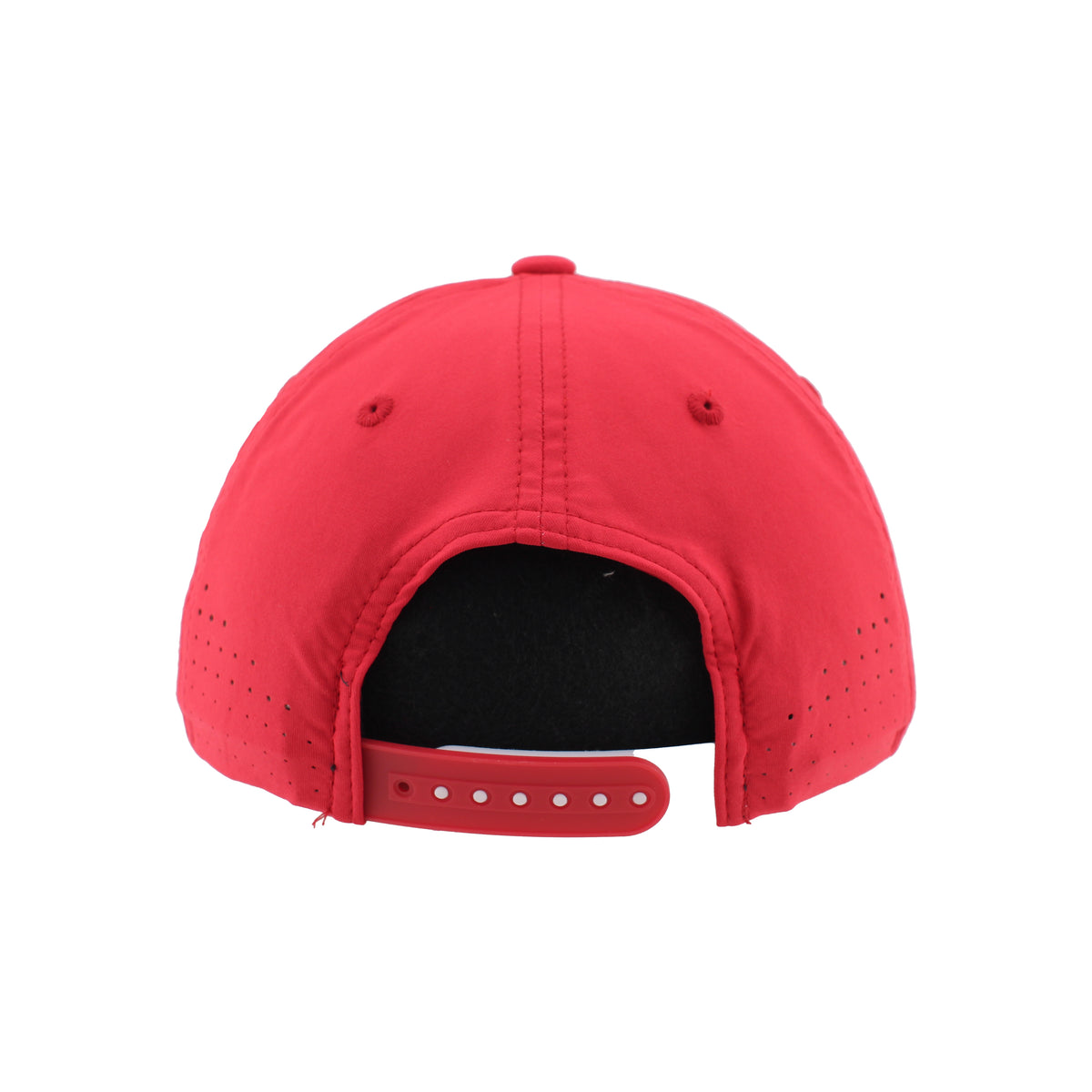 Rubber Red Herbie Patch Rope Hat, Pre-Curved Bill, Snapback - Nebraska Cornhuskers