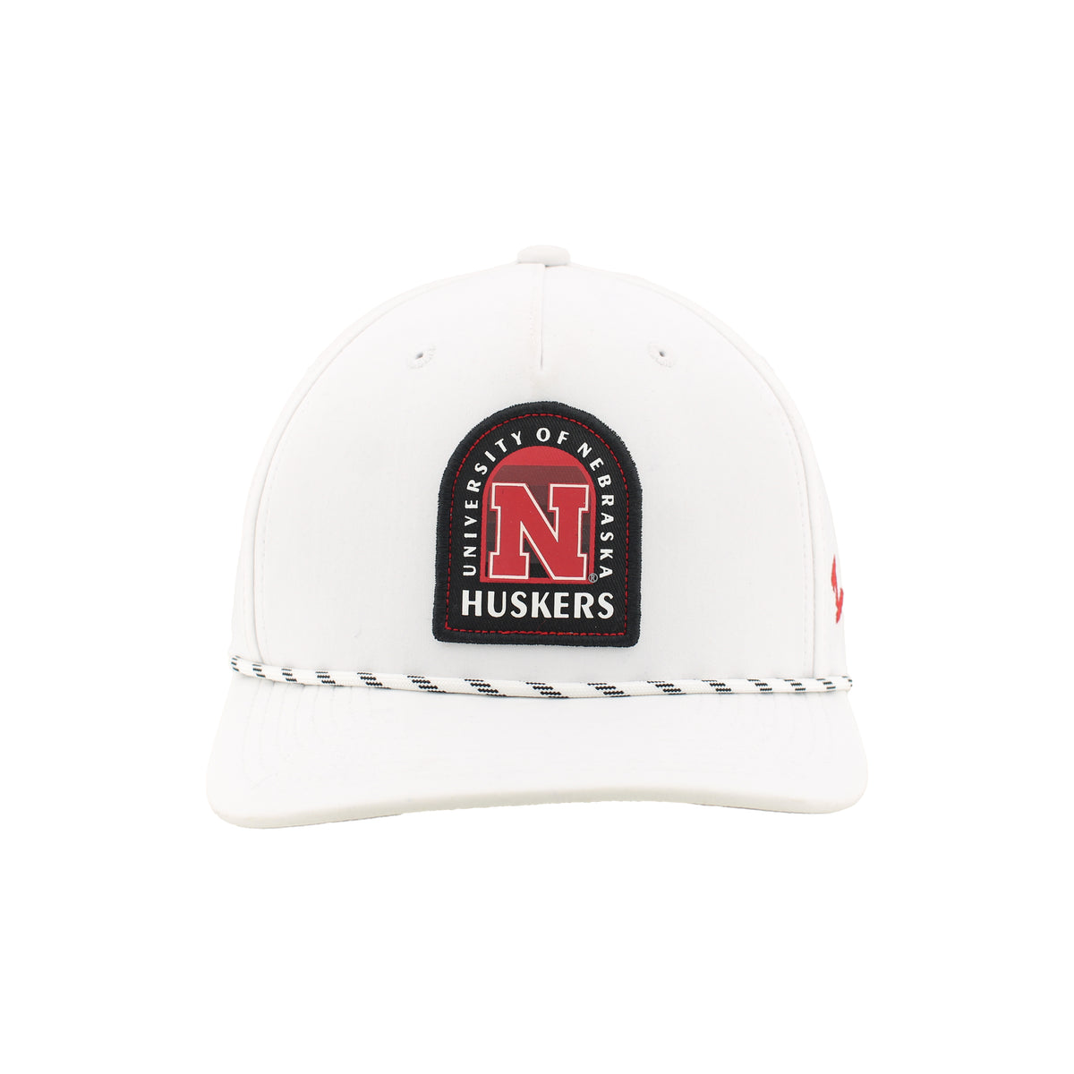Birdie Patch Rope Hat, Pre-Curved Bill, Snapback - Nebraska Cornhuskers