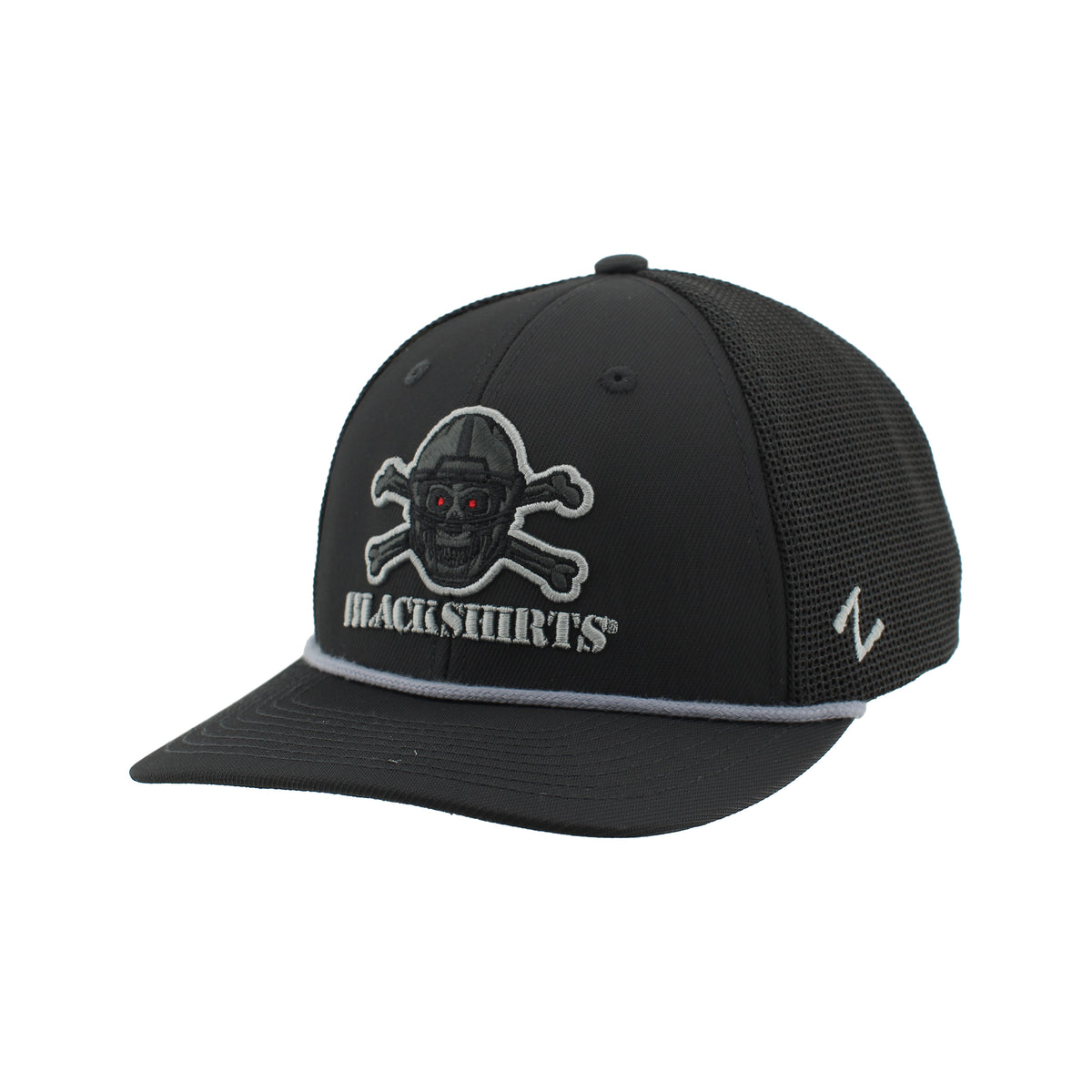 Blackshirts Red Eye Zephyr Hat, Pre-Curved Bill, Snapback - Nebraska Cornhuskers