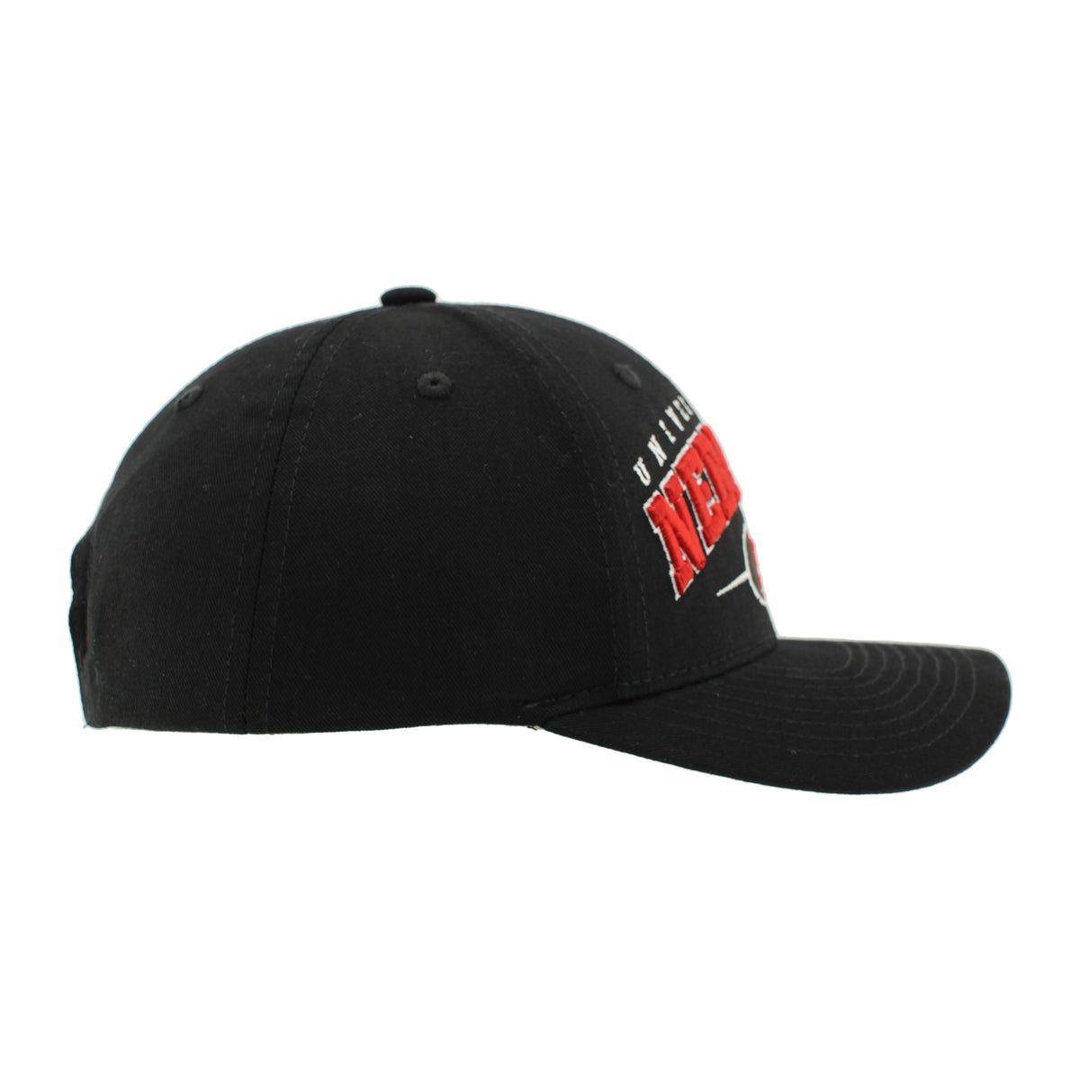 Twill Embroidered University Cotton Hat, Pre-Curved Bill, Snapback - Nebraska Cornhuskers