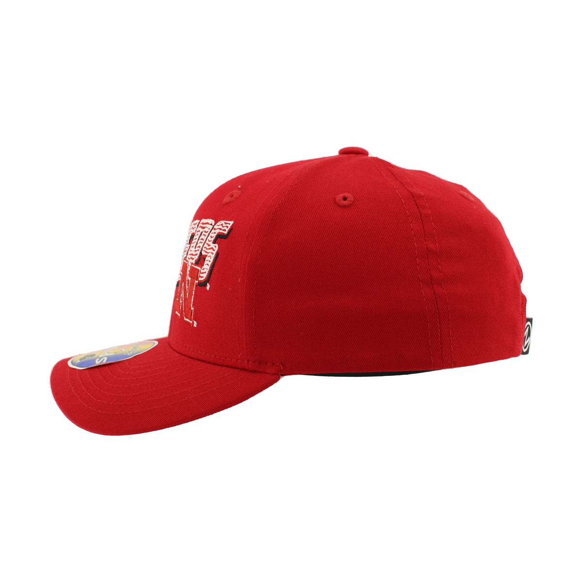 YOUTH Zephyr Zig-Zag Hat, Curved Bill, Strapback - Nebraska Cornhuskers