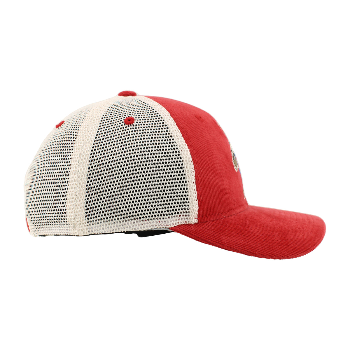 Corduroy Herbie Trucker Hat, Pre-Curved Bill, Snapback - Nebraska Cornhuskers