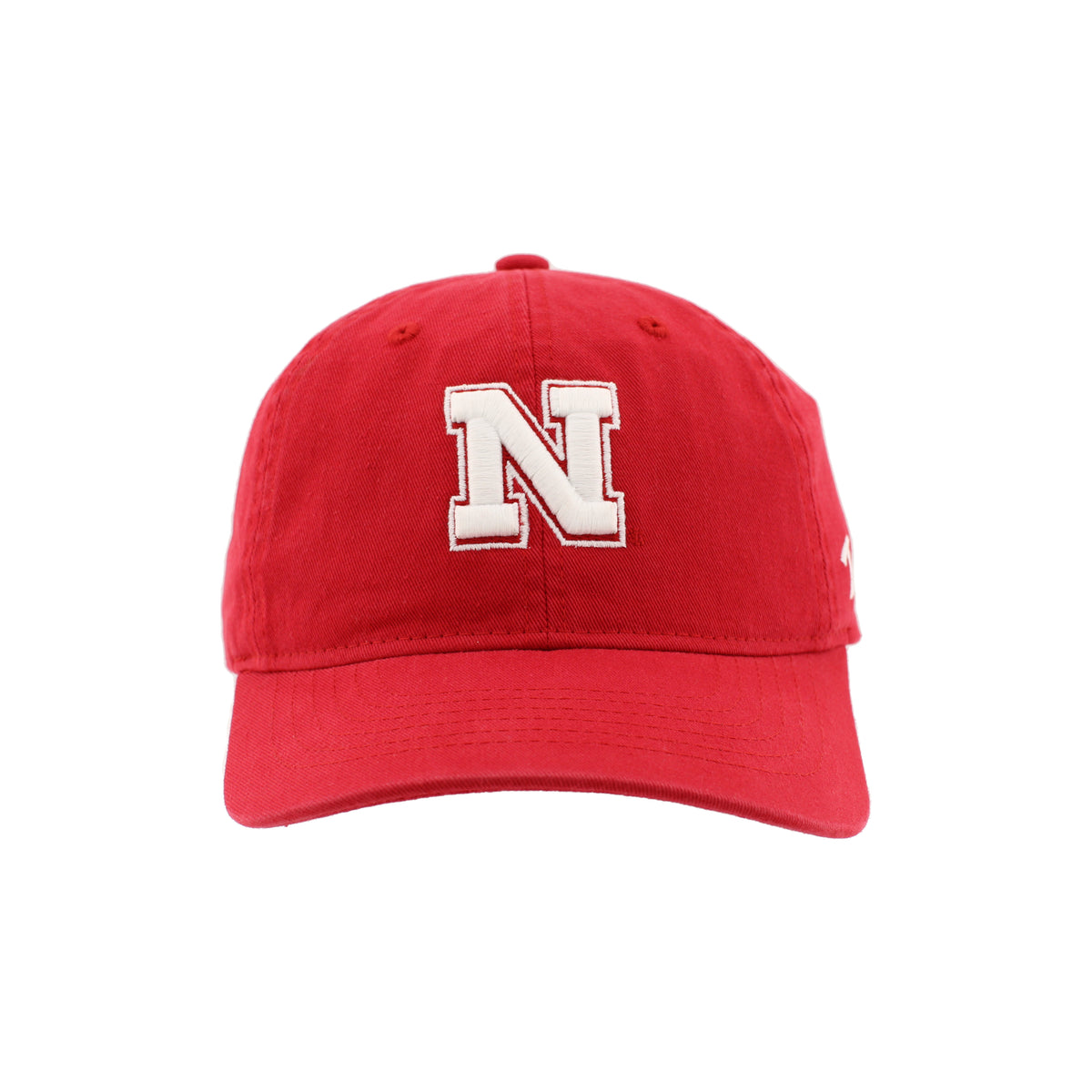 Classic Red Hat, Curved Bill, Strapback - Nebraska Cornhuskers