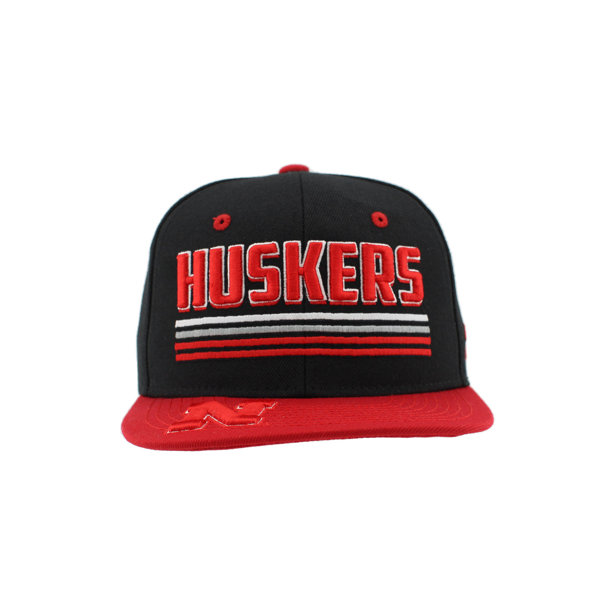 YOUTH Zephyr Huskers Hat, Flat Bill, Snapback - Nebraska Cornhuskers