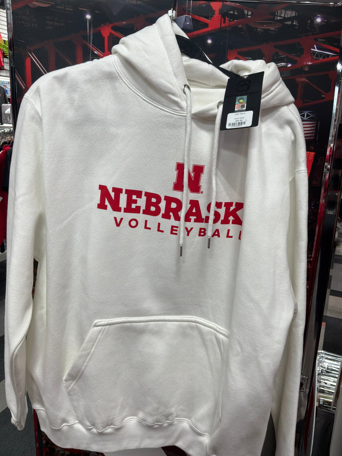 WHITEOUT Nebraska Volleyball Hoodie - Nebraska Cornhuskers