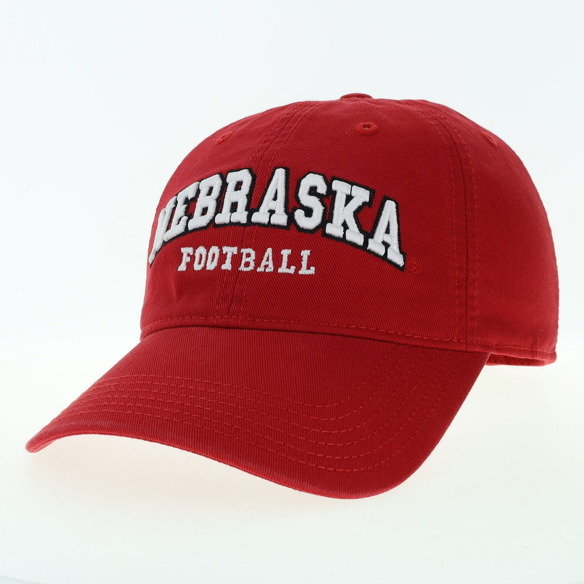 Nebraska Football Hat, Curved Bill, Strapback - Nebraska Cornhuskers