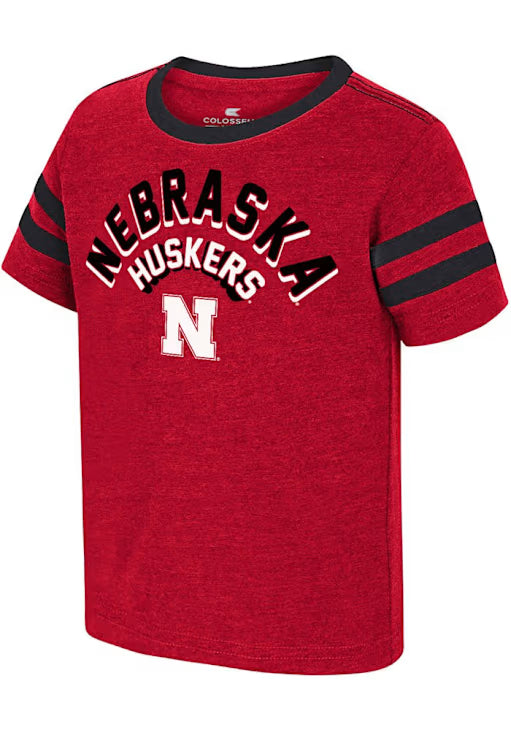 TODDLER NEBRASKA CORNHUSKERS RED COLOSSEUM SHERMY SHORT SLEEVE T-SHIRT