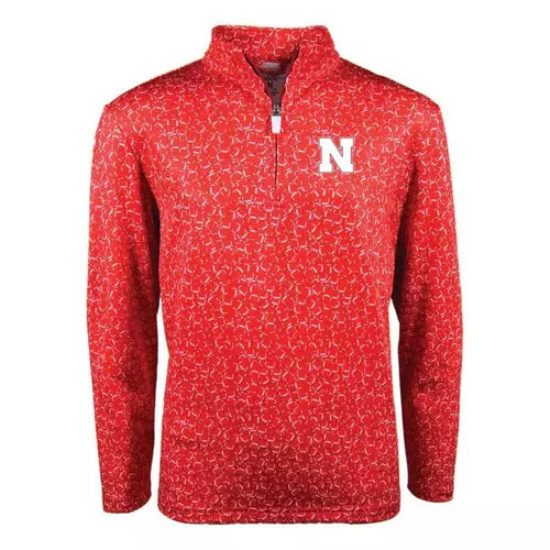 Garb Infant Nebraska Cornhuskers Football Aire 1/4 Zip