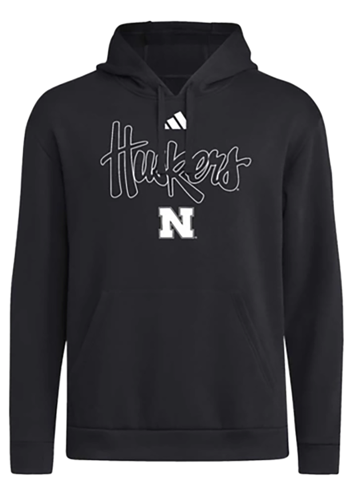 Adidas Nebraska Cornhuskers Alternate Blackout Hoodie