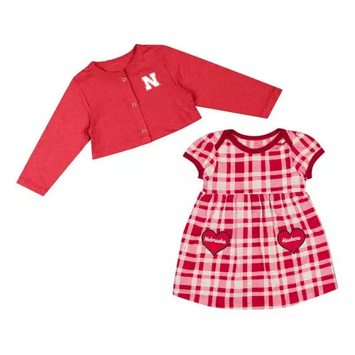 Infant Nebraska Marceline Plaid Dress