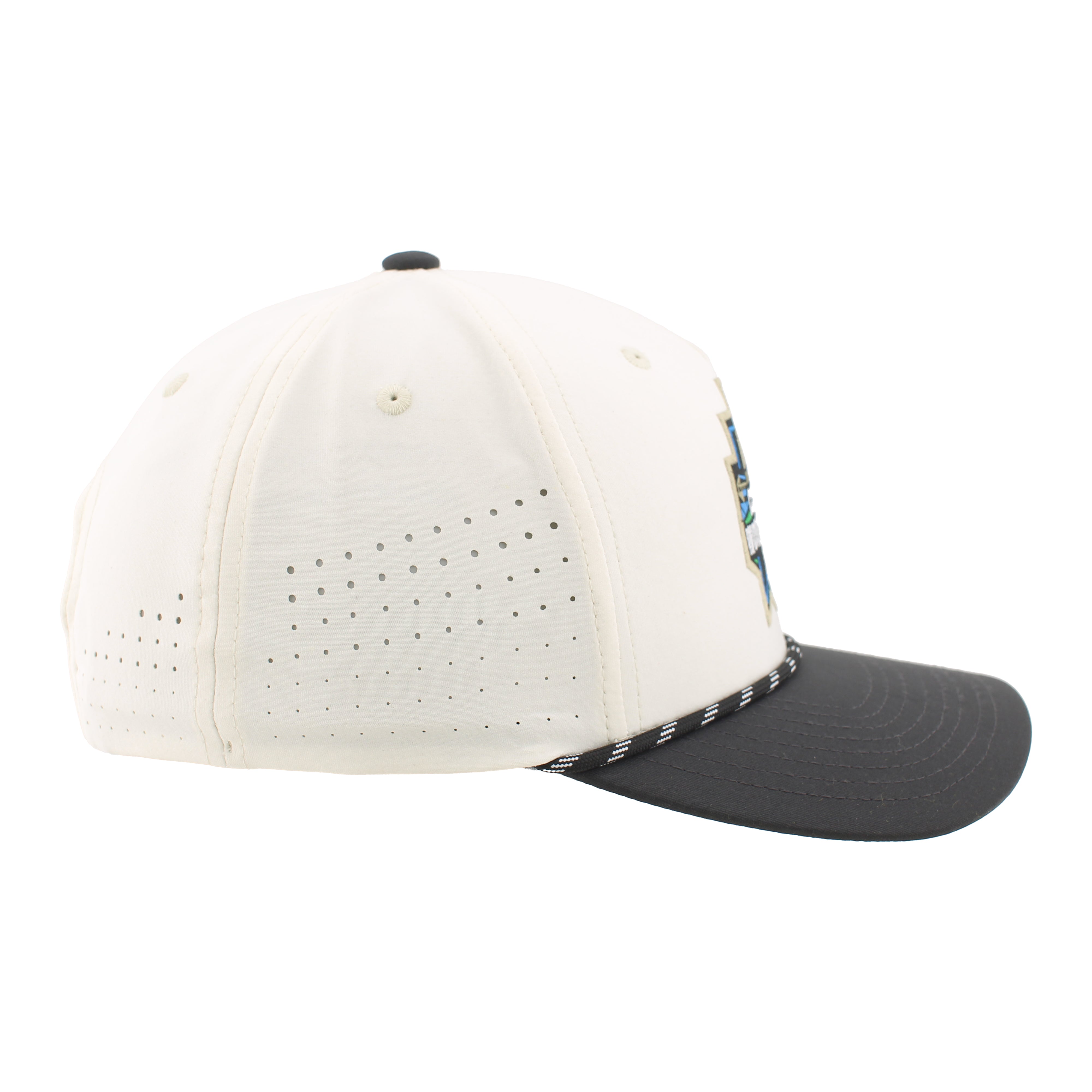 2026 CWS White with Rope Hat, Curved Bill, Snapback