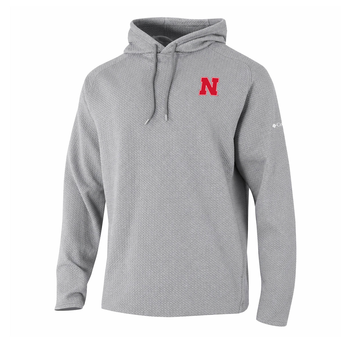 Columbia Swingcraft Hoodie in Gray - Nebraska Cornhuskers