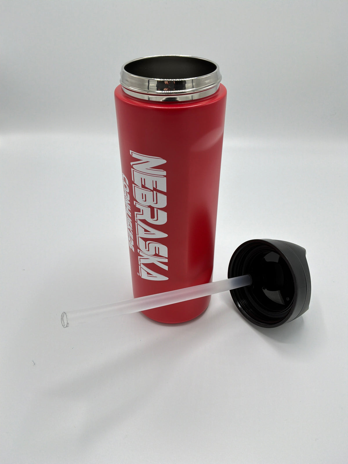 Nebraska Cornhuskers Red Water Bottle