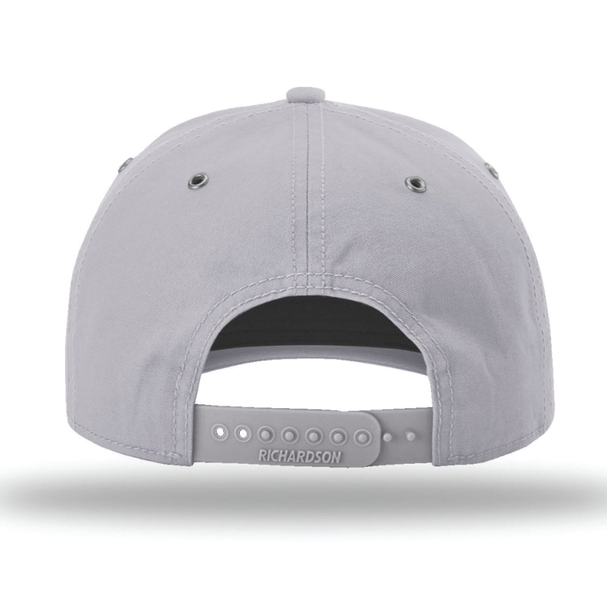 Solid Grey Patch Richardson Hat, Pre-Curved Bill, Snapback - Nebraska Cornhuskers