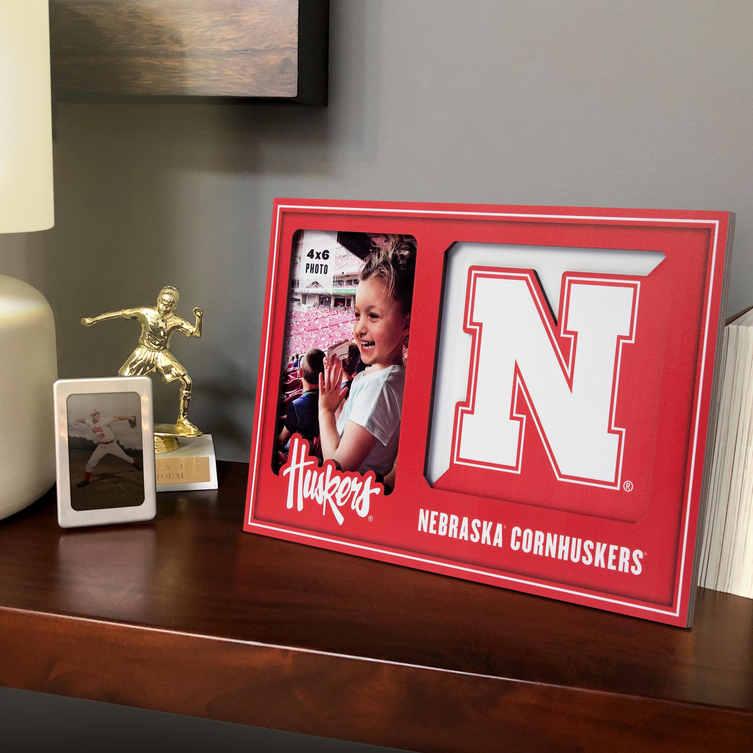 3D Logo Series Picture Frame - Nebraska Cornhuskers