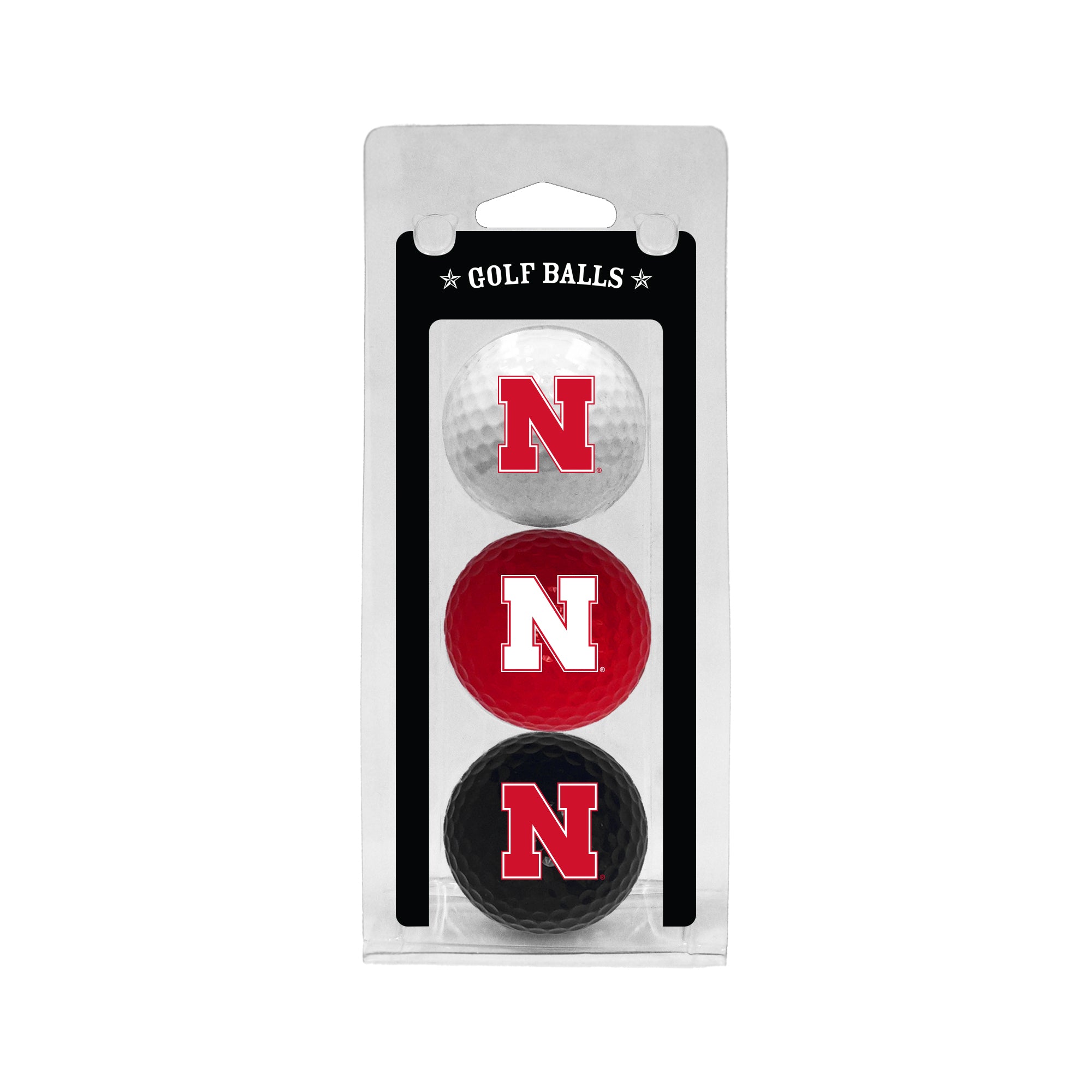 3 Pack Golf Balls - Nebraska Cornhuskers