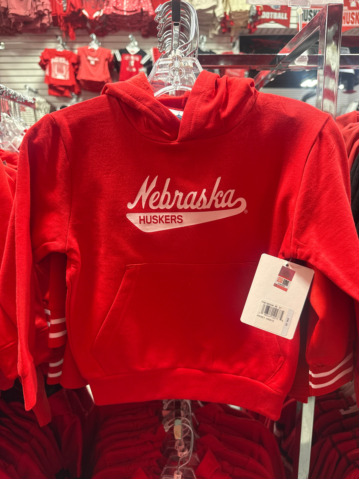 Toddler Red Pocket Hoodie