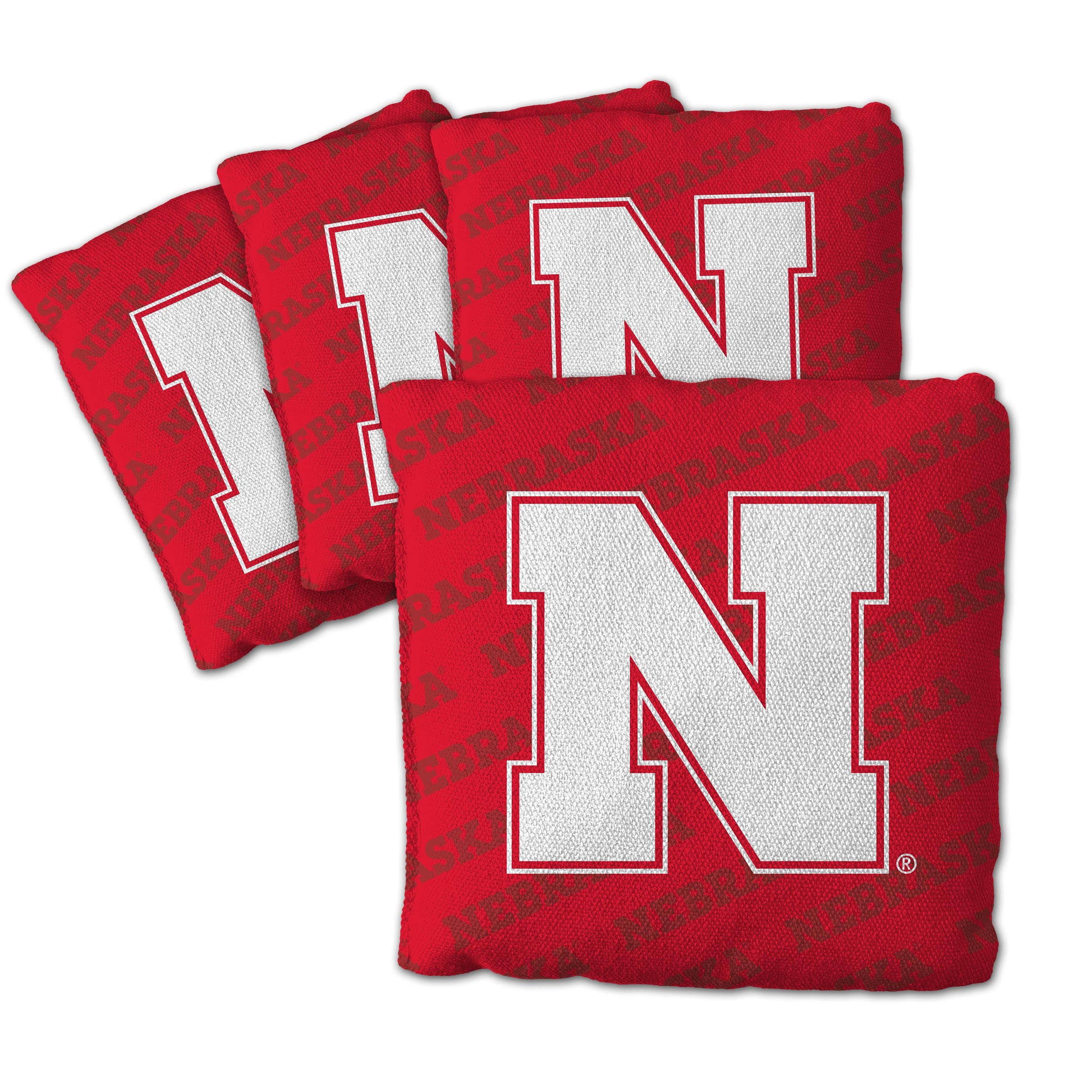 4 Pack Red Husker Cornhole Bags - Nebraska Cornhuskers