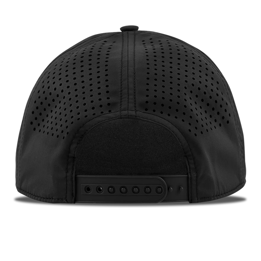 Branded Bills Black with Red Rope Herbie Hat, Pre-Curved Bill, Snapback - Nebraska Cornhuskers