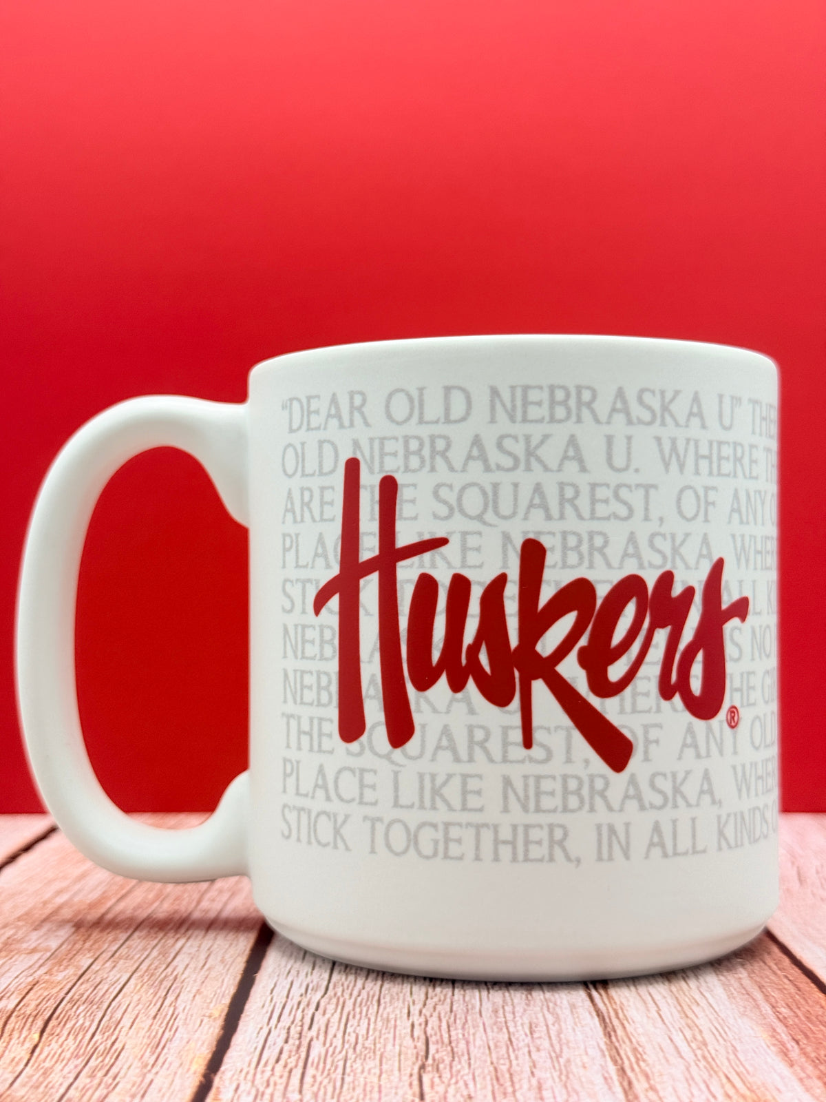 Herbie “Dear Old Nebraska U” Song Nebraska Cornhuskers Mug