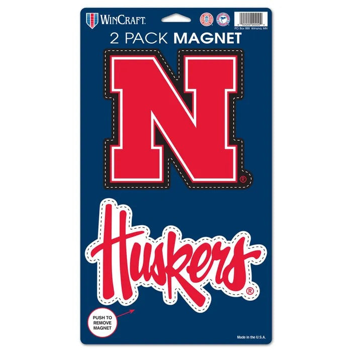 5x9 2pc Magnet - Nebraska Cornhuskers