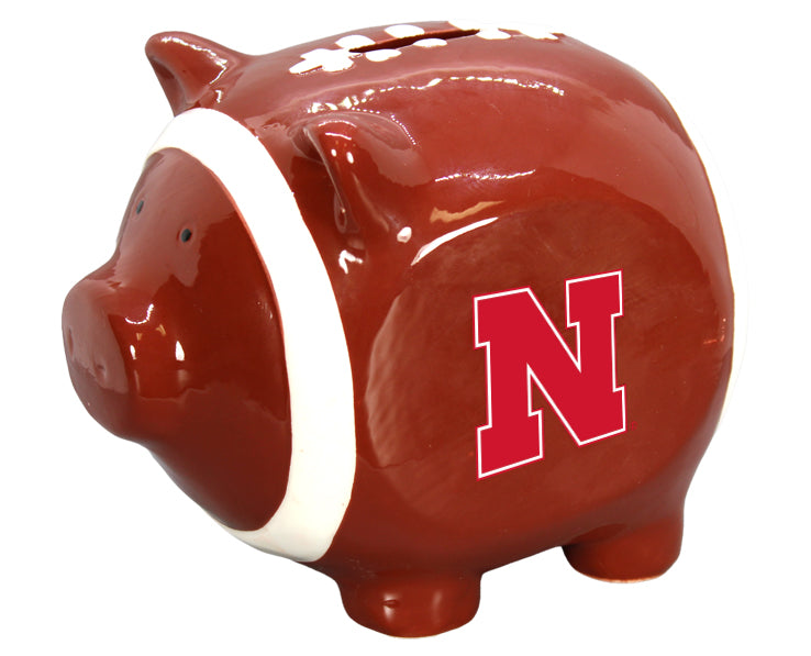 Nebraska Cornhuskers Football Piggy Bank