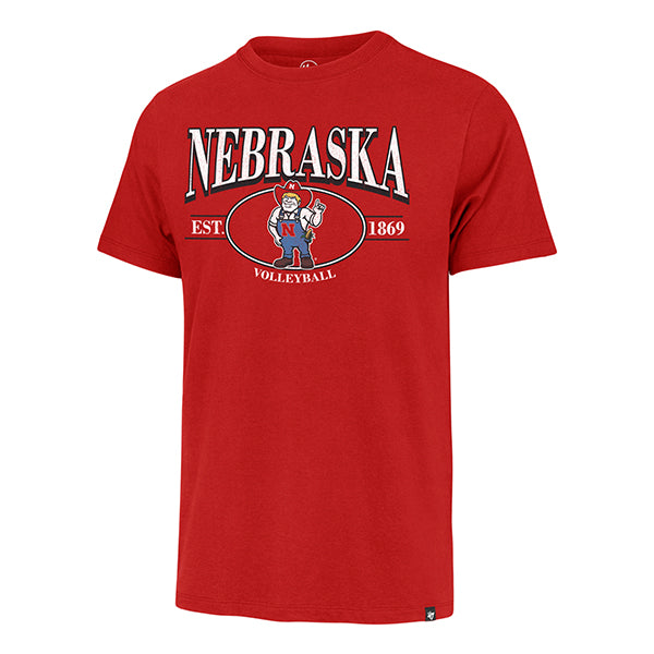 Vintage Herbie Volleyball Tee - Nebraska Cornhuskers