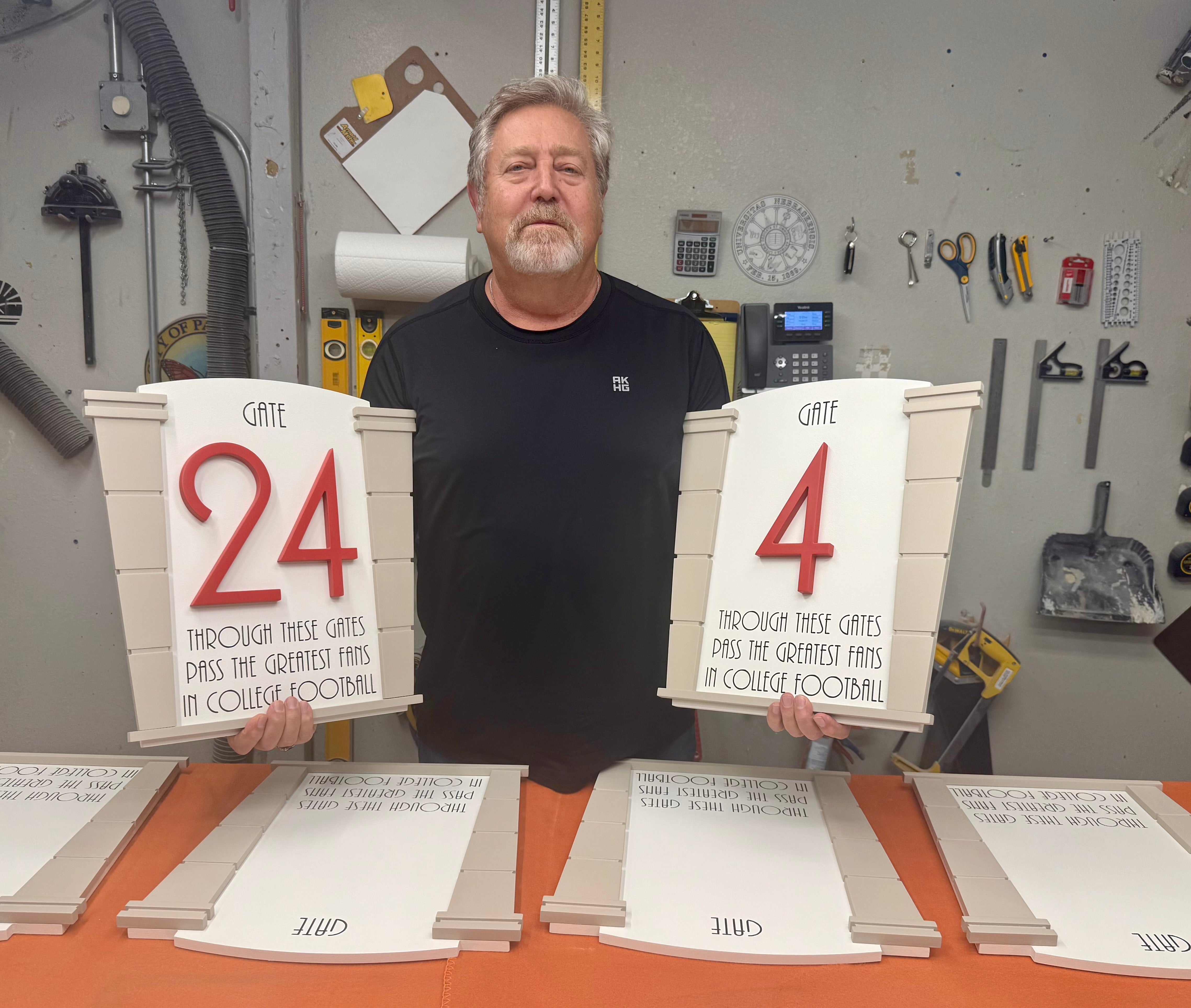 Custom Stadium Gate Sign