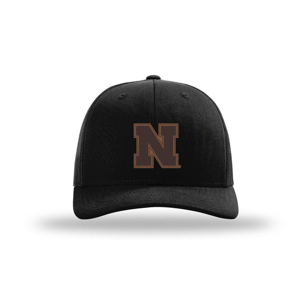 Chestnut Athletic Patch N Hat, Snapback, Curved Bill - Nebraska Cornhuskers
