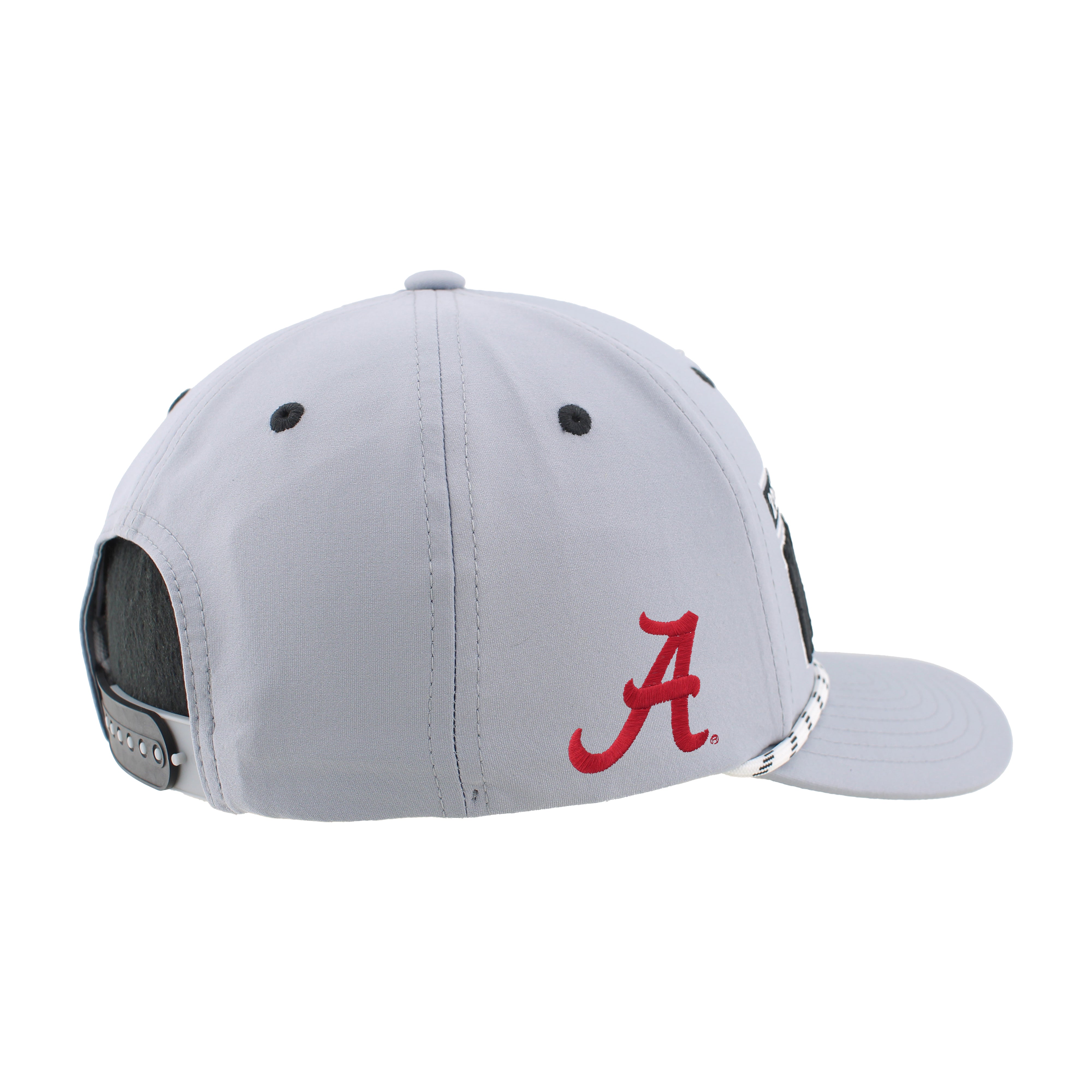 Alabama 2026 CWS Grey Rope Hat, Curved Bill, Snapback - Nebraska Cornhuskers
