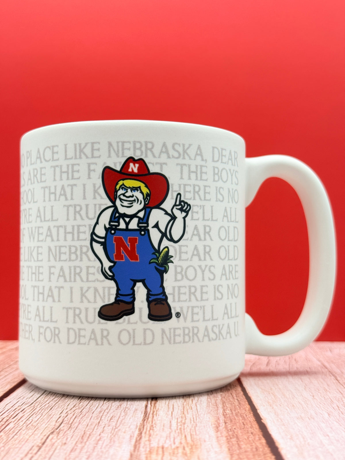 Herbie “Dear Old Nebraska U” Song Nebraska Cornhuskers Mug