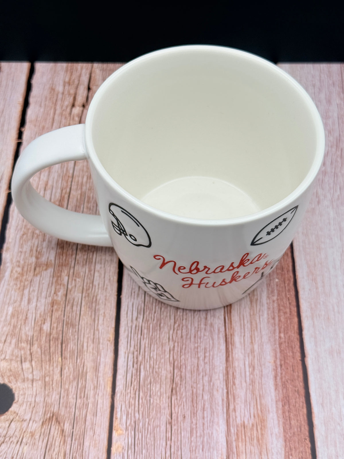 Bubble Sketch Nebraska Cornhuskers Mug