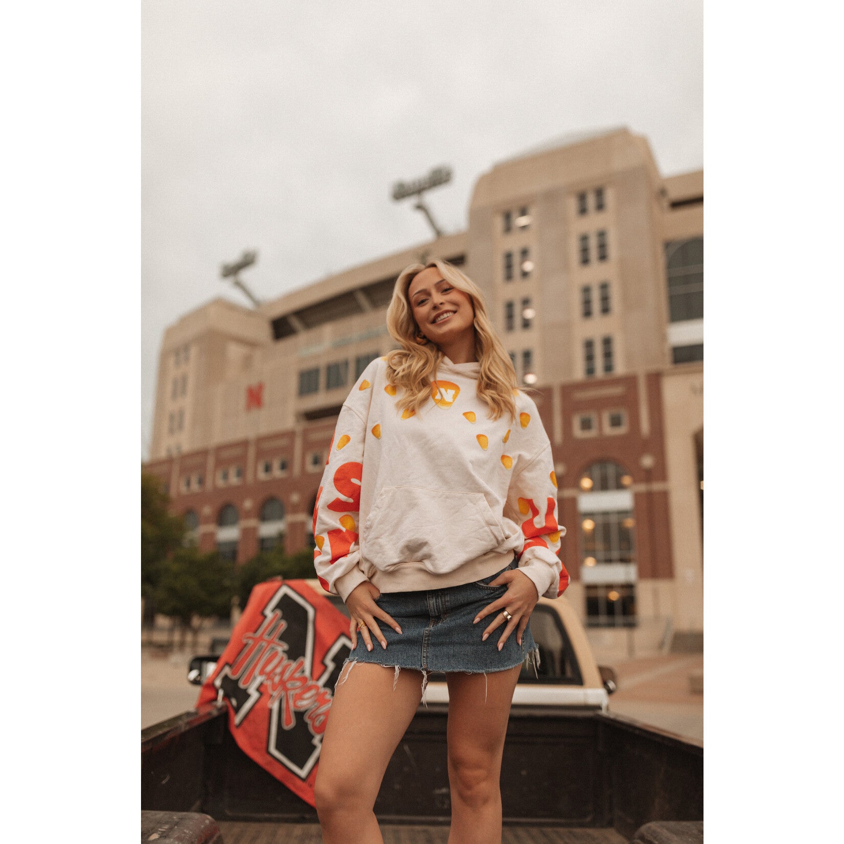 Corn Kernel Hoodie - Nebraska Cornhuskers