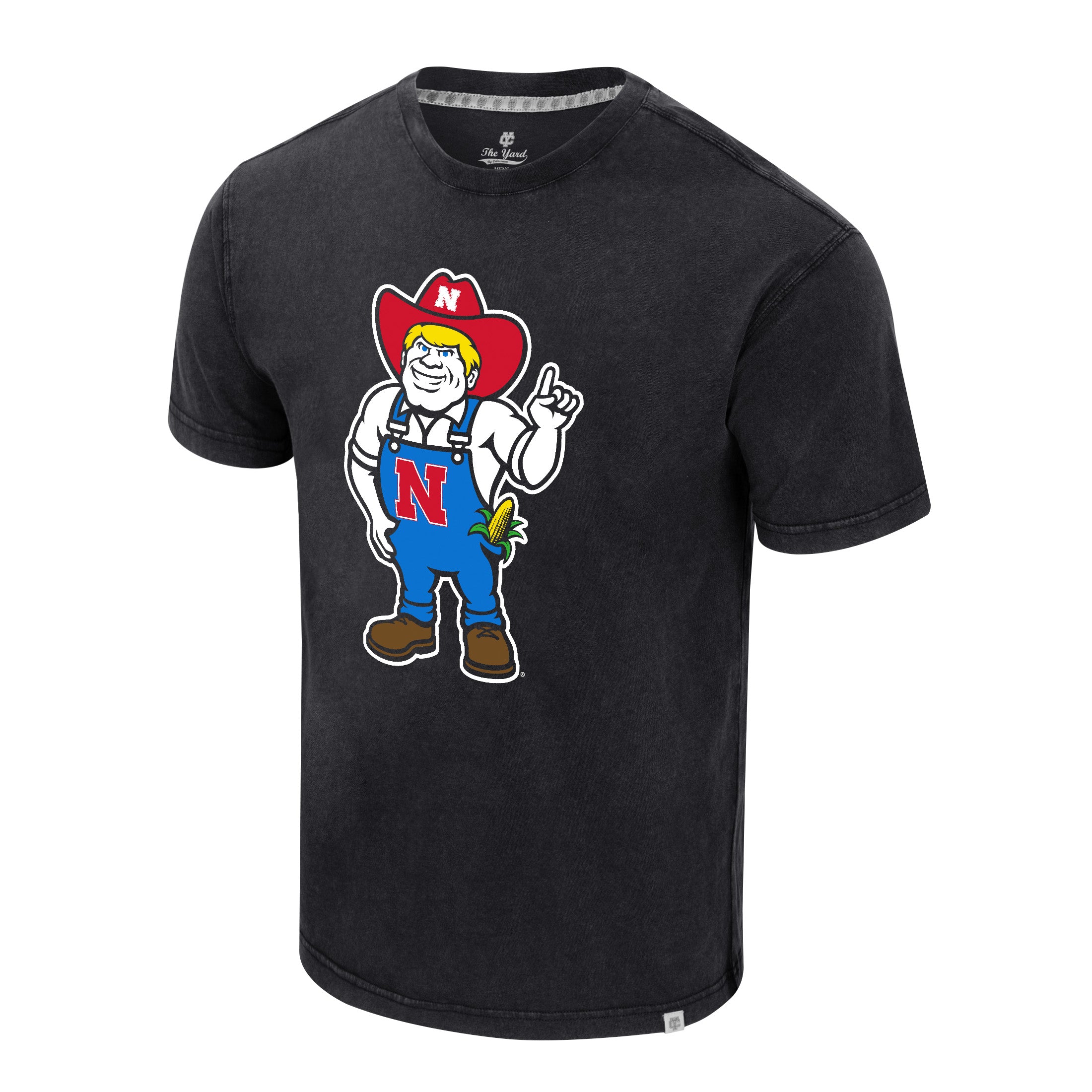 Bangkok Short Sleeve Tee in Black - Nebraska Cornhuskers