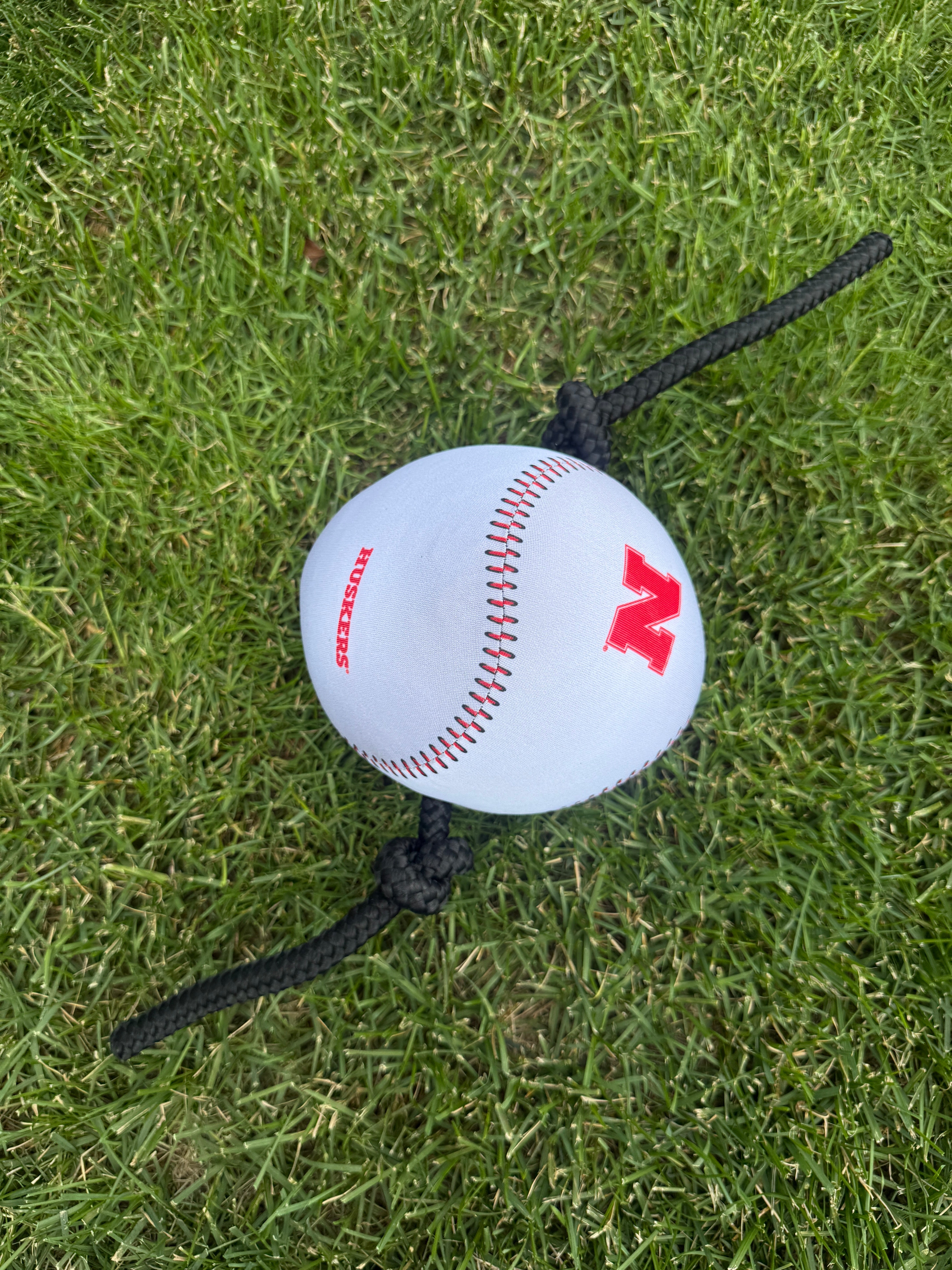 Baseball Dog Tug Toy - Nebraska Cornhuskers