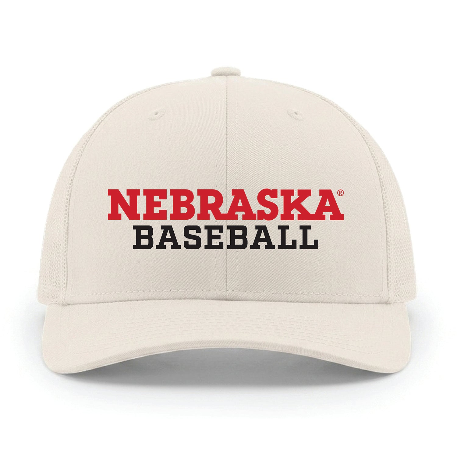 Baseball Trucker Hat, Snapback, Curved Bill - Nebraska Cornhuskers