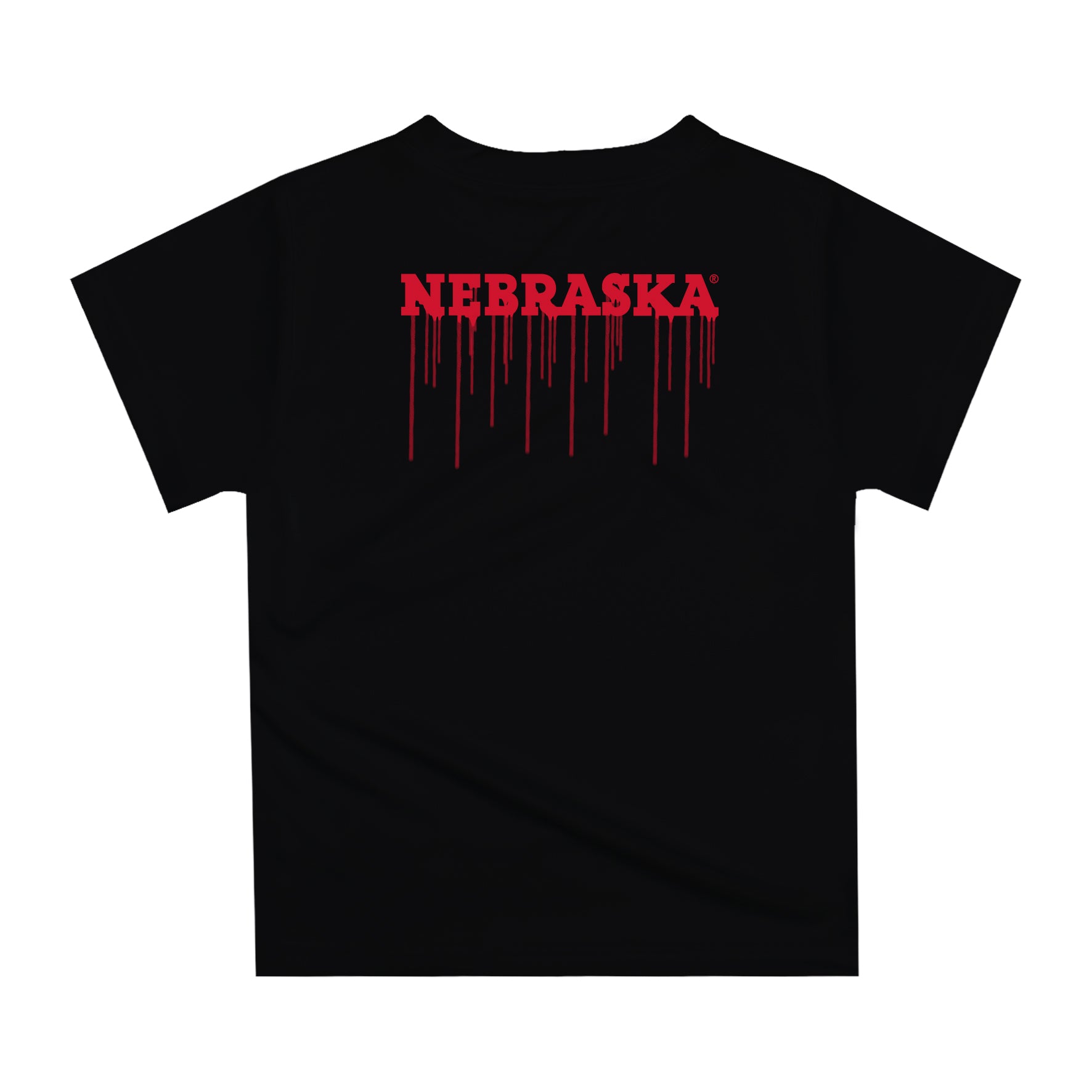 Basketball Youth Drip Design T-Shirt - Nebraska Cornhuskers