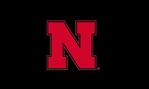 Black Block N - Sleeve Flag Single Sided Applique 3ft x 5ft Sleeve Nebraska Cornhuskers