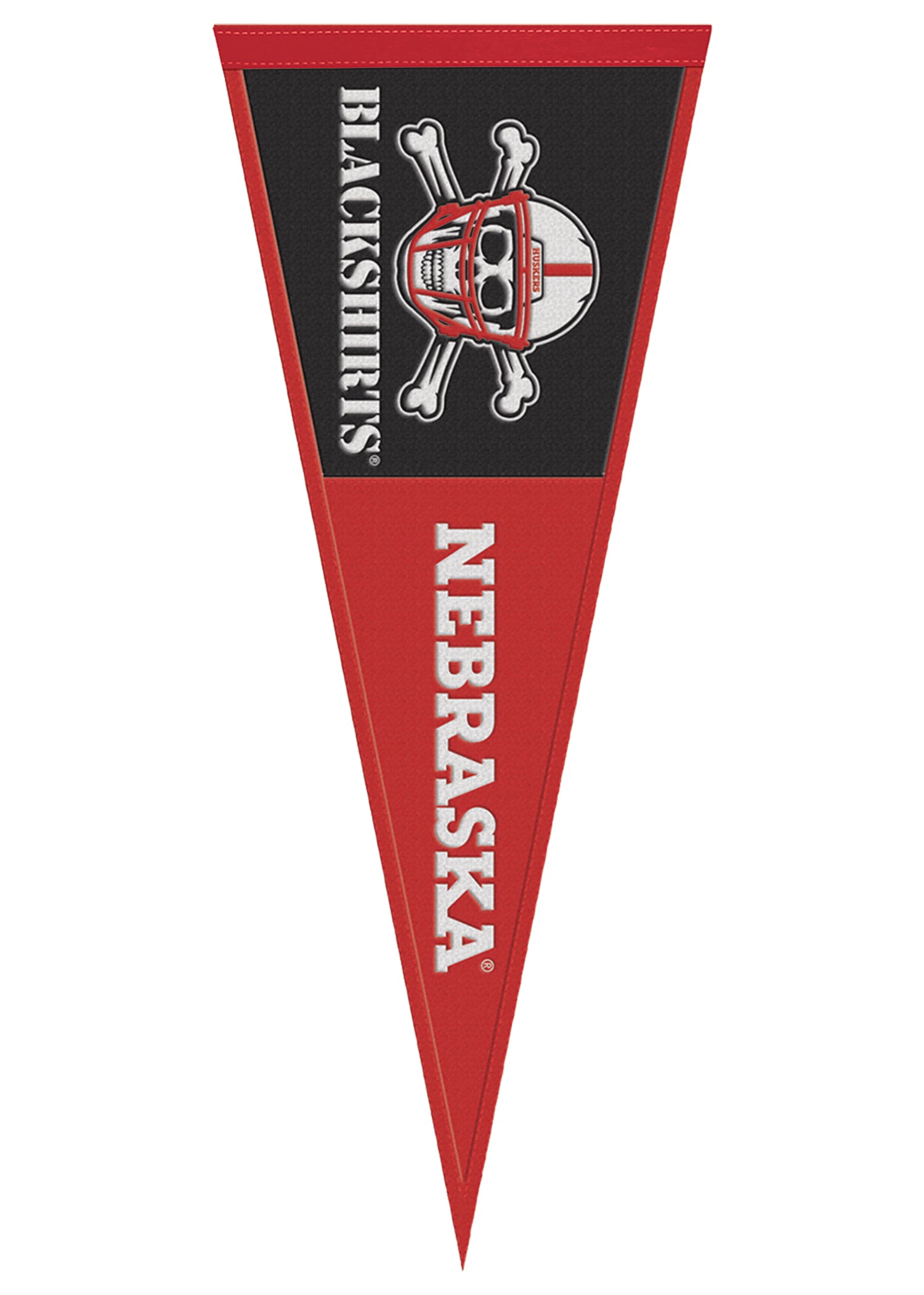 Blackshirts 32in Felt Pennant Banner  - Nebraska Cornhuskers