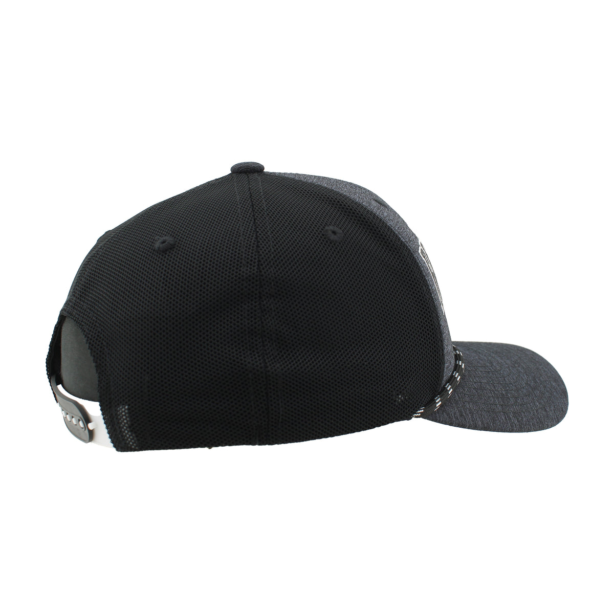 Blackshirts Cypher Hat in Black with Rope, Pre-Curved Bill, Snapback - Nebraska Cornhuskers
