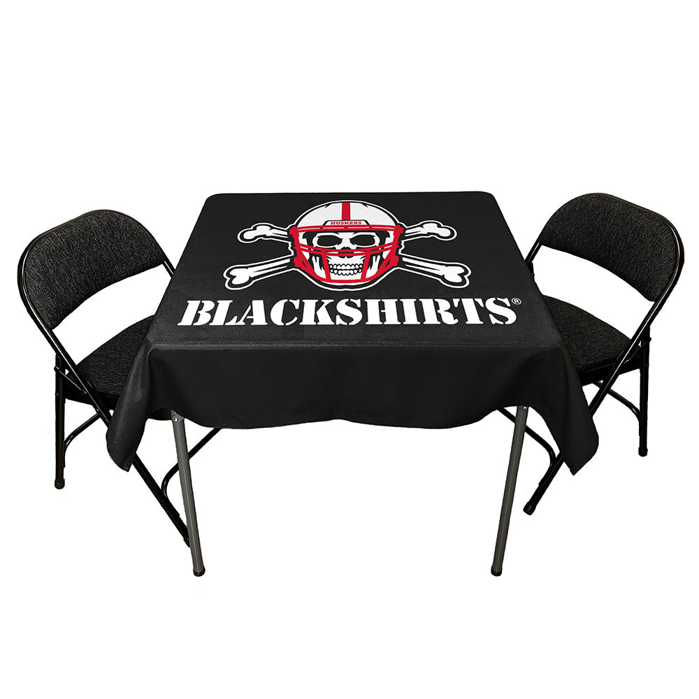 Blackshirts Table Cover - Nebraska Cornhuskers