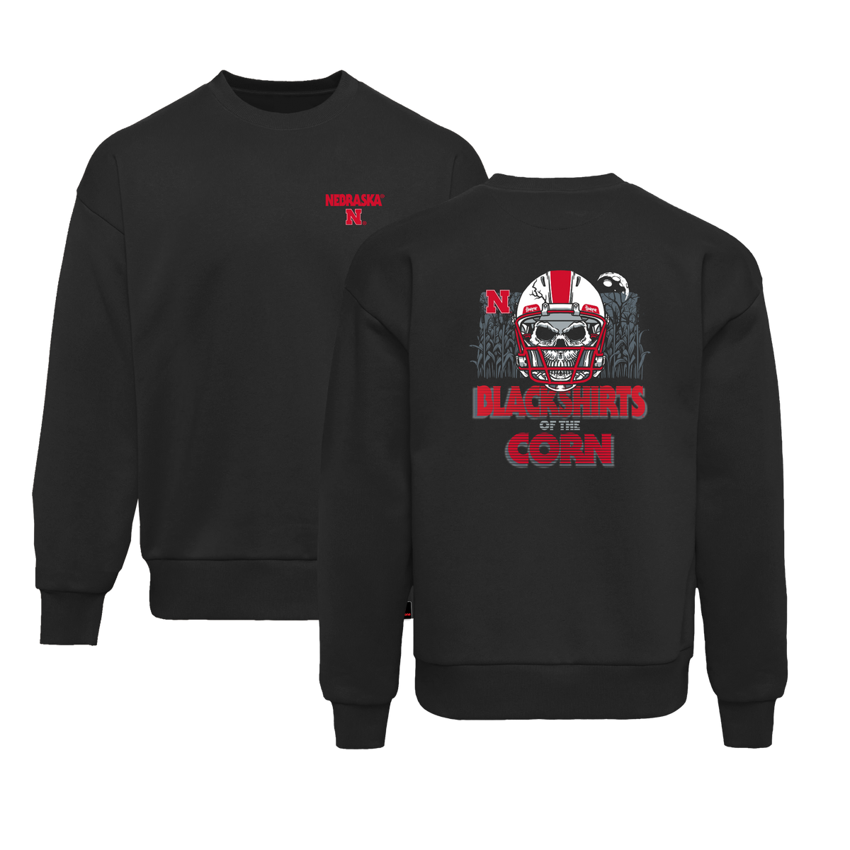 Blackshirts of the Corn Black Crew - Nebraska Cornhuskers