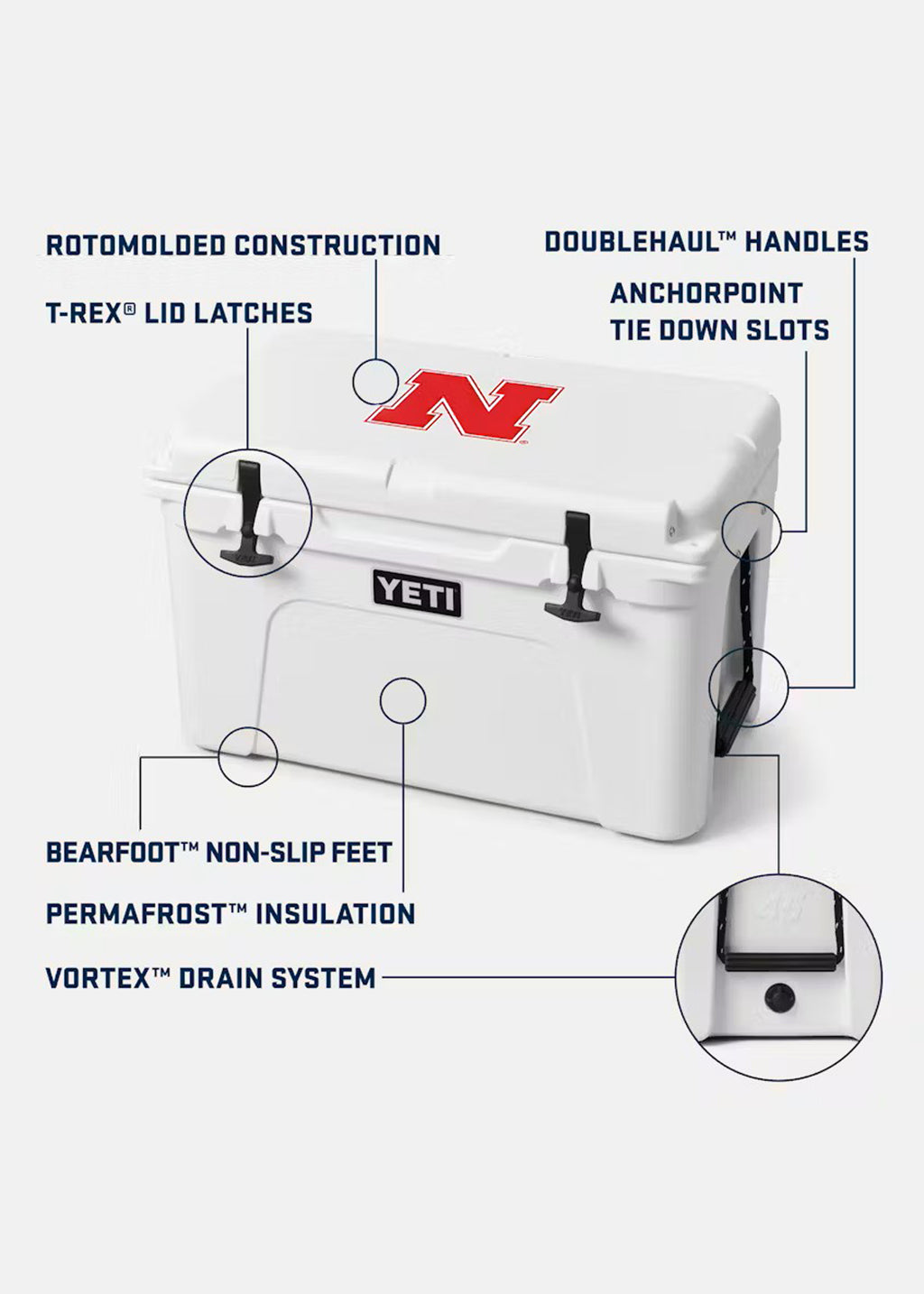 YETI Cooler Block N - Tundra 45 Hard Cooler