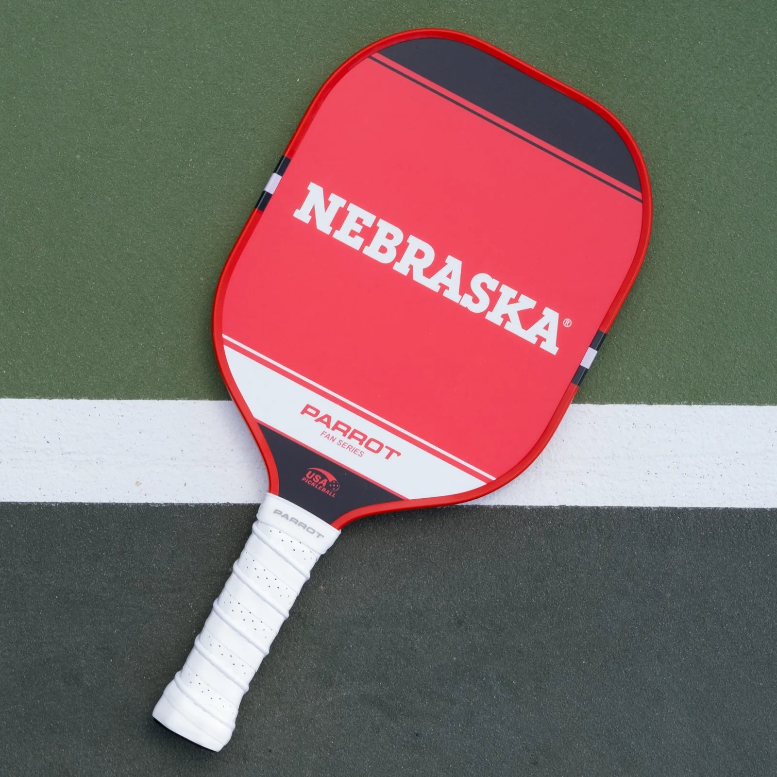 Block N and Nebraska Red Pickleball Paddle - Nebraska Cornhuskers