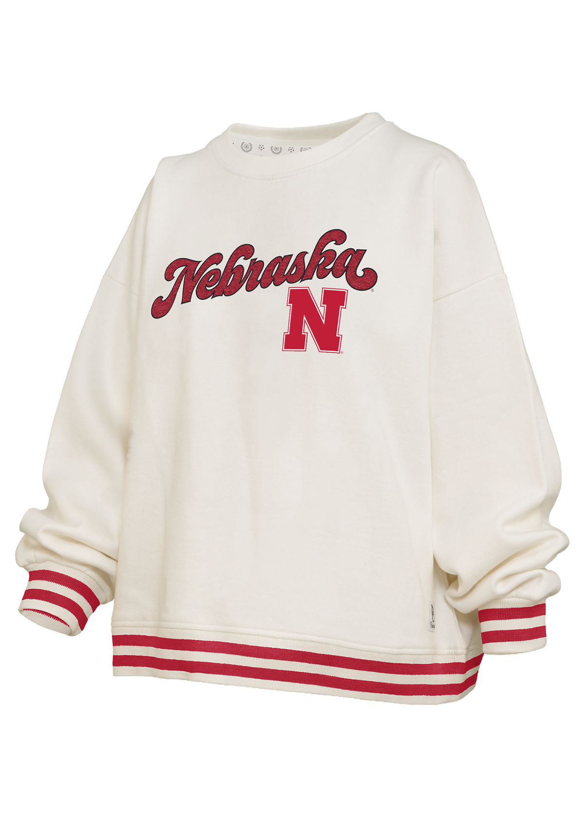 Bonanza Chenille Amish Pressbox - Nebraska Cornhuskers