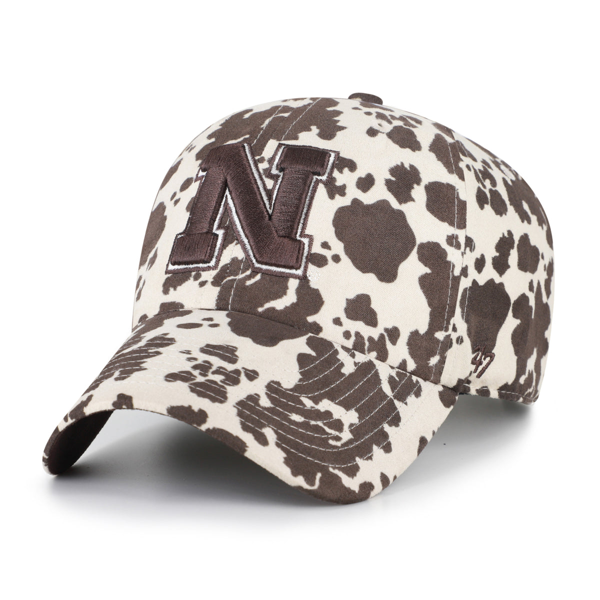 Women's Natural Bessie '47 Clean Up Hat, Curved Bill, Strapback - Nebraska Cornhuskers
