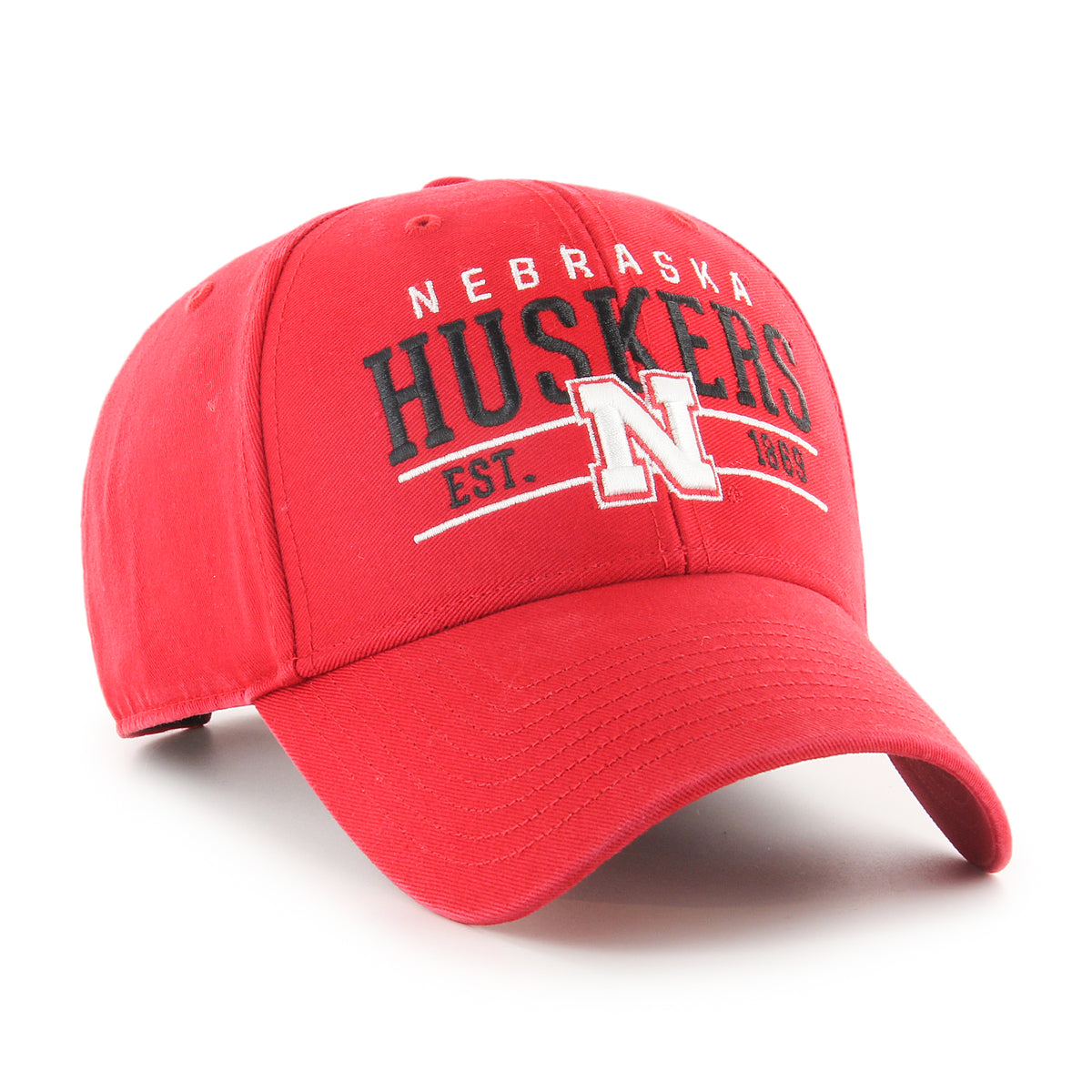 Nebraska Huskers '47 MVP Hat, Curved Bill, Strapback - Nebraska Cornhuskers